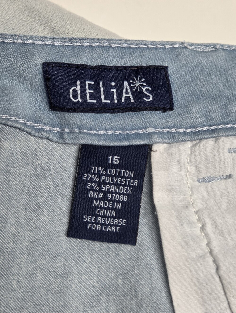LiV By Delia's, Pale Blue Skinny High-Waist Jeans for Women - Picture 3 of 13